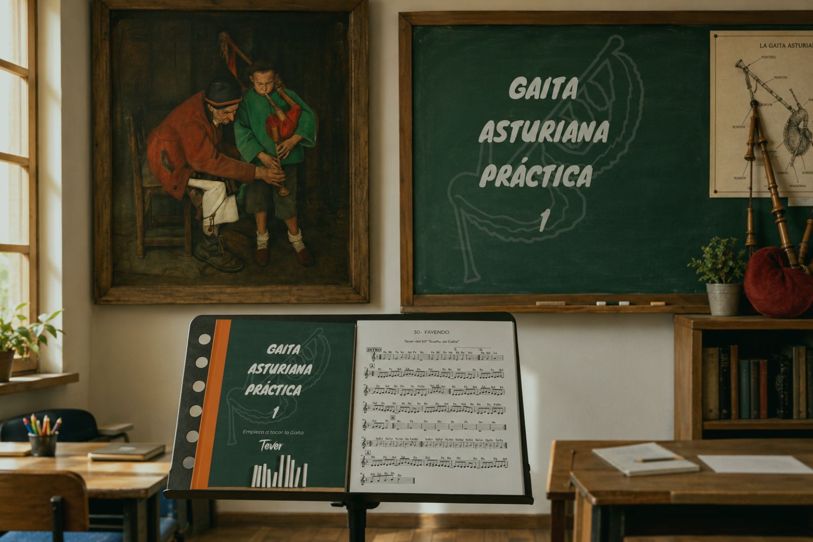 Gaita asturiana hoy: conservatorio, escuelas y bandas de referencia