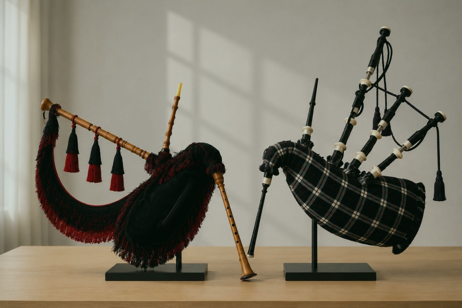 Gaita asturiana vs. gaita escocesa (Great Highland Bagpipe): diferencias reales